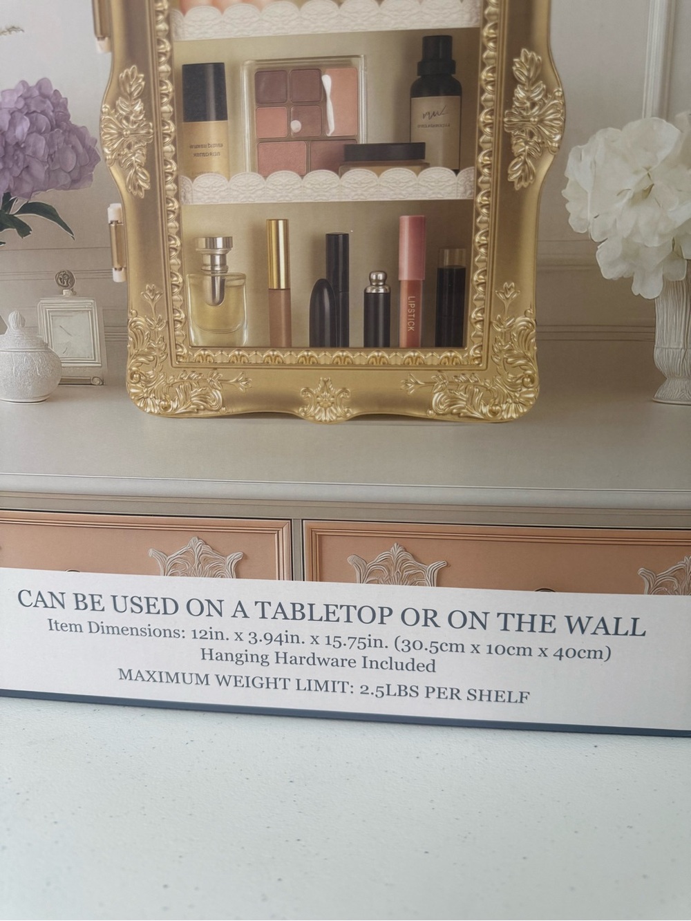 Gilded Display Shelf - Picture 2 of 7